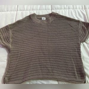 Abercrombie Crochet Crew Top